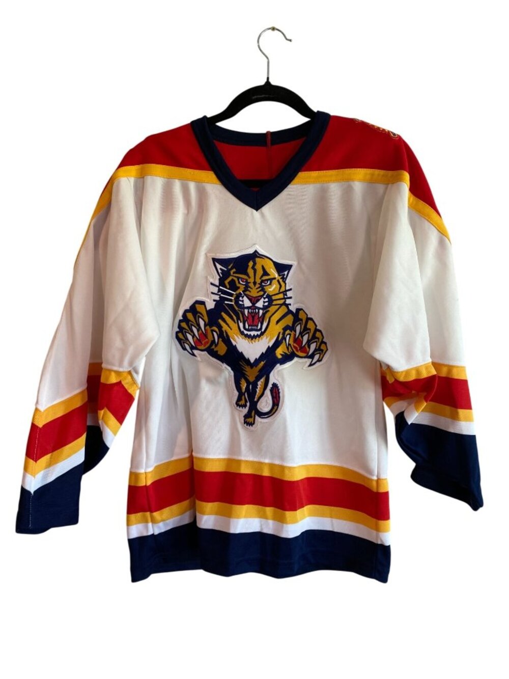 Florida Panthers CCM Vintage NHL Hockey Jersey Mens Small White Red 90s